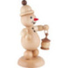 Snowman - Junior "with Lantern" - Large Size - 29 cm / 11.4 inch