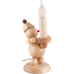 Snowman - Junior "Candle" left - Large Size - 29 cm / 11.4 inch