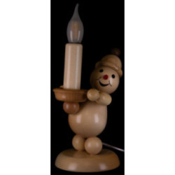 Snowman - Junior "Candle" left - Large Size - 29 cm / 11.4 inch