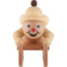 Schneemann Junior "Rennschlittenfahrer" - Mittelgroß - 14 cm