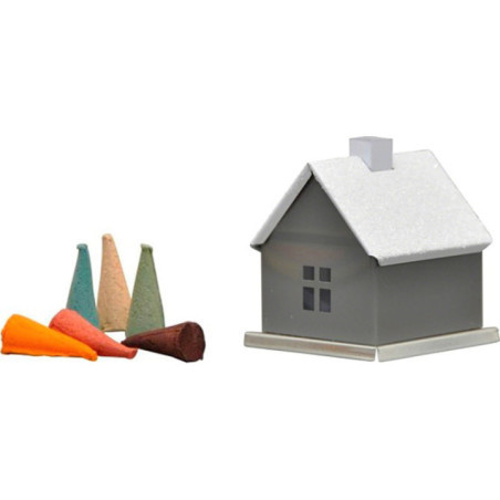 Metal Smoking Hut - Unicolor & 8220 Gray& 8221  - 6,5 cm / 2.6 inch