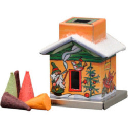 Metall-Räucherhaus Little-One Apotheke - 4,5 cm