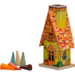 Metall-Räucherhaus Waldhütte - 11,5 cm