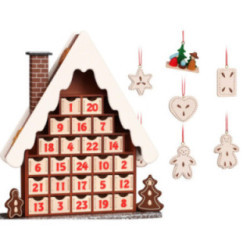 Bundle - Smoking Advent Calendar with Ornaments - 46 cm / 18.1 inch