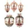 Bundle - Five Delicate Christmas Tree Ornaments