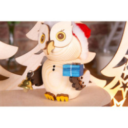 Collector Candle Arch wit two Levels - Kuhnert Owls - 68x43 cm / 26.8x16.9 inch
