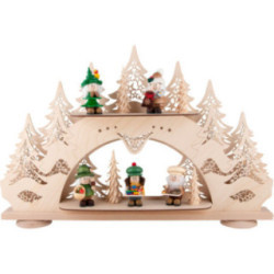 Collector Candle Arch wit two Levels - Ulbricht Micro Gnomes - 68x43 cm / 26.8x16.9 inch