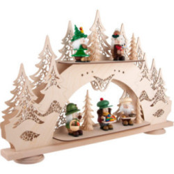 Collector Candle Arch wit two Levels - Ulbricht Micro Gnomes - 68x43 cm / 26.8x16.9 inch