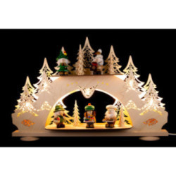 Collector Candle Arch wit two Levels - Ulbricht Micro Gnomes - 68x43 cm / 26.8x16.9 inch