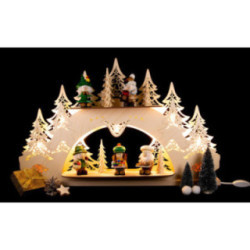 Collector Candle Arch wit two Levels - Ulbricht Micro Gnomes - 68x43 cm / 26.8x16.9 inch