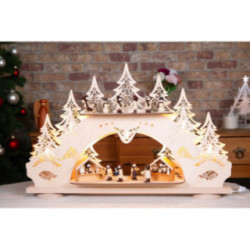Collector Candle Arch wit two Levels - Thiel Figurines - 68x43 cm / 26.8x16.9 inch