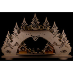 Collector Candle Arch wit two Levels - Thiel Figurines - 68x43 cm / 26.8x16.9 inch