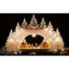 Collector Candle Arch wit two Levels - Thiel Figurines - 68x43 cm / 26.8x16.9 inch