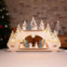 Collector Candle Arch wit two Levels - Zenker Snowmen - 68x43 cm / 26.8x16.9 inch