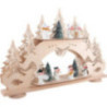 Collector Candle Arch wit two Levels - Zenker Snowmen - 68x43 cm / 26.8x16.9 inch
