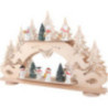 Collector Candle Arch wit two Levels - Zenker Snowmen - 68x43 cm / 26.8x16.9 inch