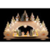 Collector Candle Arch wit two Levels - Zenker Snowmen - 68x43 cm / 26.8x16.9 inch