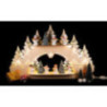 Collector Candle Arch wit two Levels - Zenker Snowmen - 68x43 cm / 26.8x16.9 inch