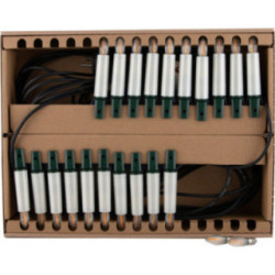 NARVA Outdoor Light String with 20 Pearlescent Shaft Bulbs - LED