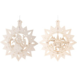 Heimat und Winterfreude - Saico Fensterbilder im 2er-Set