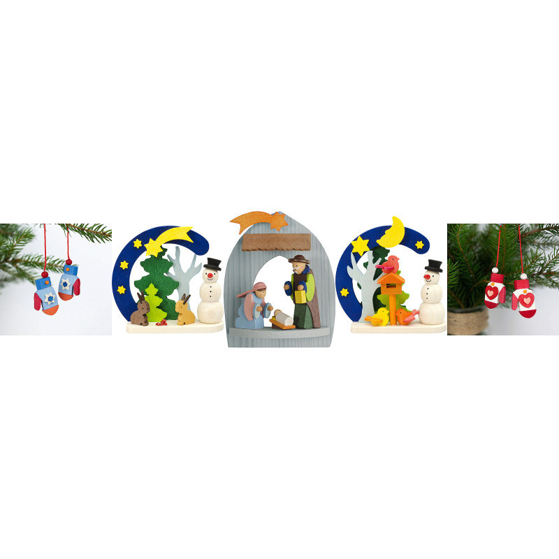 Play of Colours on the Christmas Tree - 5 Delightful Graupner Ornaments