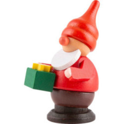 Dwarf with Present - 6 cm / 2.4 inch