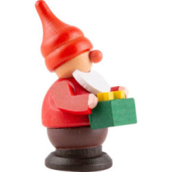 Dwarf with Present - 6 cm / 2.4 inch
