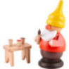 Dwarf with Brush and Paint Pots - 6 cm / 2.4 inch