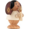 Star Angel with Candle - Natural - 4,5 cm / 1.8 inch