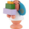 Star Angel with Gifts - Colored - 4,5 cm / 1.8 inch