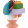 Star Angel with Gifts - Colored - 4,5 cm / 1.8 inch
