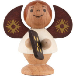 Star Angel with Gingerbread - Natural - 4,5 cm / 1.8 inch