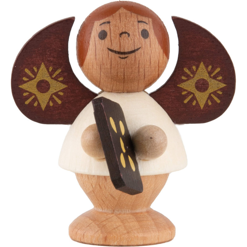 Star Angel with Gingerbread - Natural - 4,5 cm / 1.8 inch