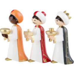 The Three Wise Men, Colored - 7 cm / 2.8 inch