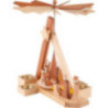 1-Tier Pyramid - Nativity Story - natural - 30 cm / 11.8 inch