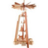 4-stöckige Pyramide Christi Geburt - natur - 60 cm