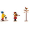 Winter Children Hikers - 3 pcs. - stained - 7 cm / 2.8 inch