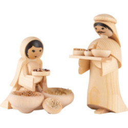 Spice Trader, Set of Two, Natural - 13 cm / 5.1 inch