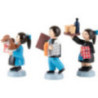 Winter Children Waiter Group - 3 pcs. - blue - 7 cm / 2.8 inch