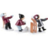 Winter Children Snowball Kids - 3 pcs. - purple - 7 cm / 2.8 inch
