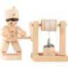 Miner with Reel, Natural - 7 cm / 2.8 inch