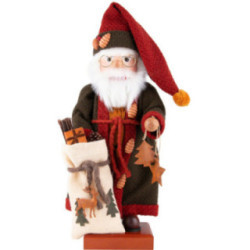 Nussknacker Weihnachtsmann Herbstfarben - 49,5 cm