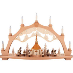 Candle Arch - Seiffen Village - 68x44 cm / 26.8x17.3 inch
