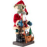 Nussknacker Weihnachtsmann mit Schlitten - 47 cm