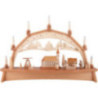 Candle Arch - Miners Parade with Moving Figurines - 76x52 cm / 29.9x20.5 inch