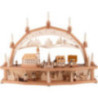 Candle Arch - On the Road in the Ore Mountains with Moving Figurines - 78x54 cm / 30.7x21.3 inch