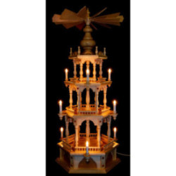 3-stöckige Pyramide unbestückt - 110 cm