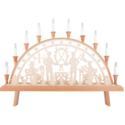 Candle Arch - Miners with Stars - 67x50 cm / 26.4x19.7 inch