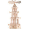 3-stöckige Pyramide unbestückt mit Waldmotiv - 105 cm