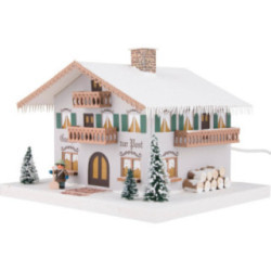Lighted House Inn "Zur Post" - 21 cm / 8.3 inch
